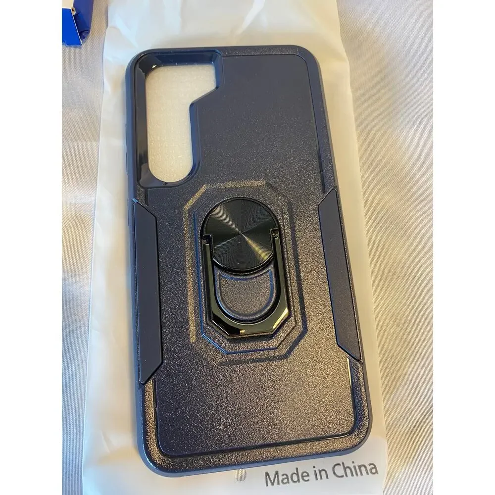 Galaxy S23 Heavy Duty Case w/Screen Protector & Lens Protector, Pink or Blue
